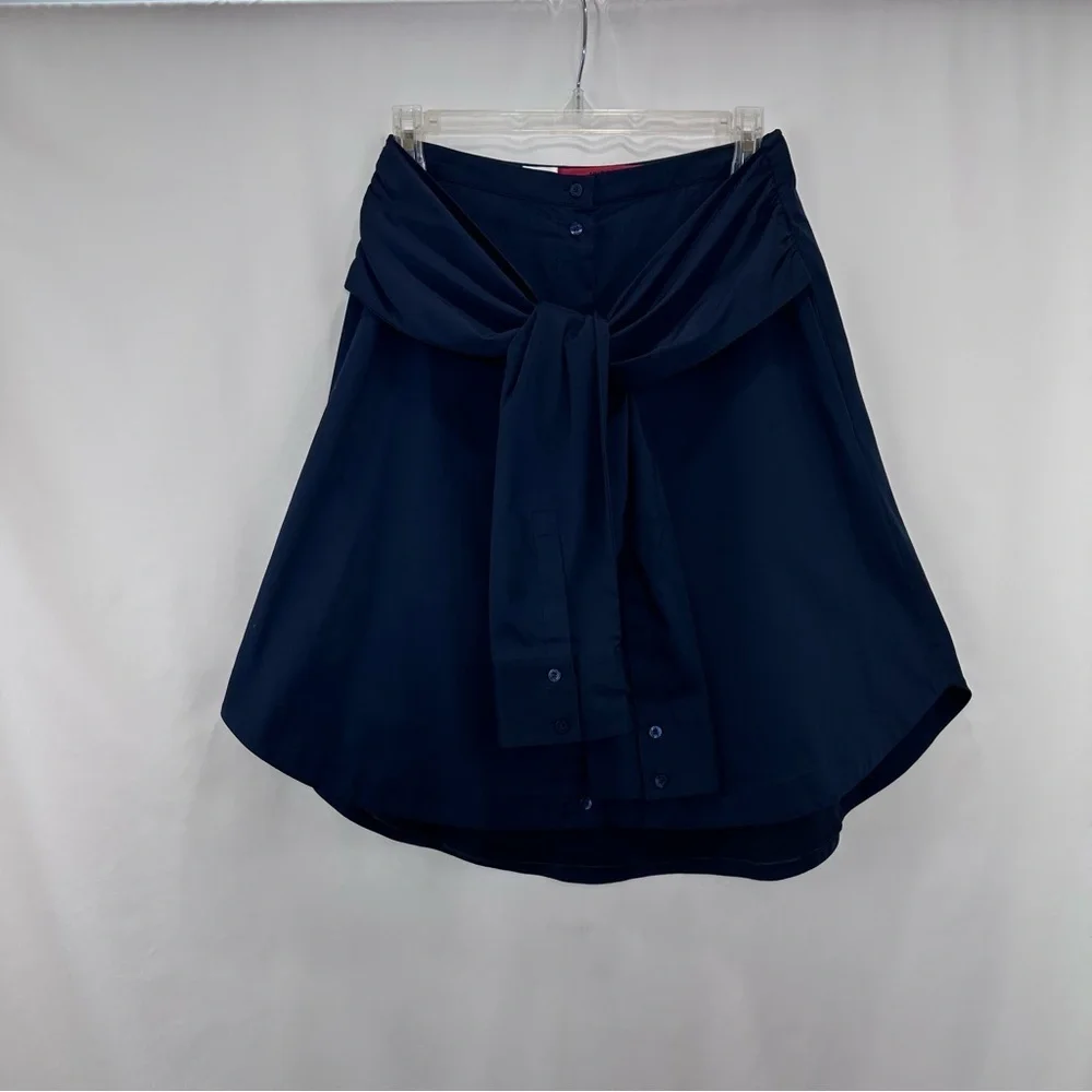 Hugo BossNavy Blue Button-Down Women's Skirt